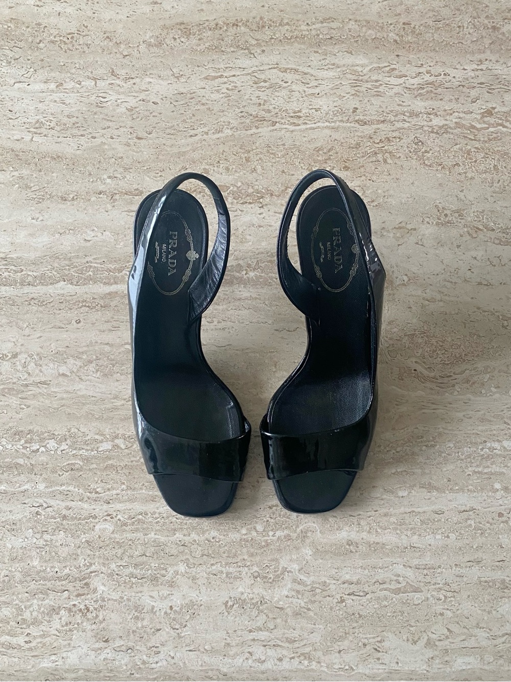 Vintage Prada Slingback Sandal Heels